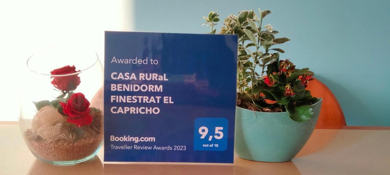 Casa Rural Benidorm Finestrat El Capricho 외부 사진